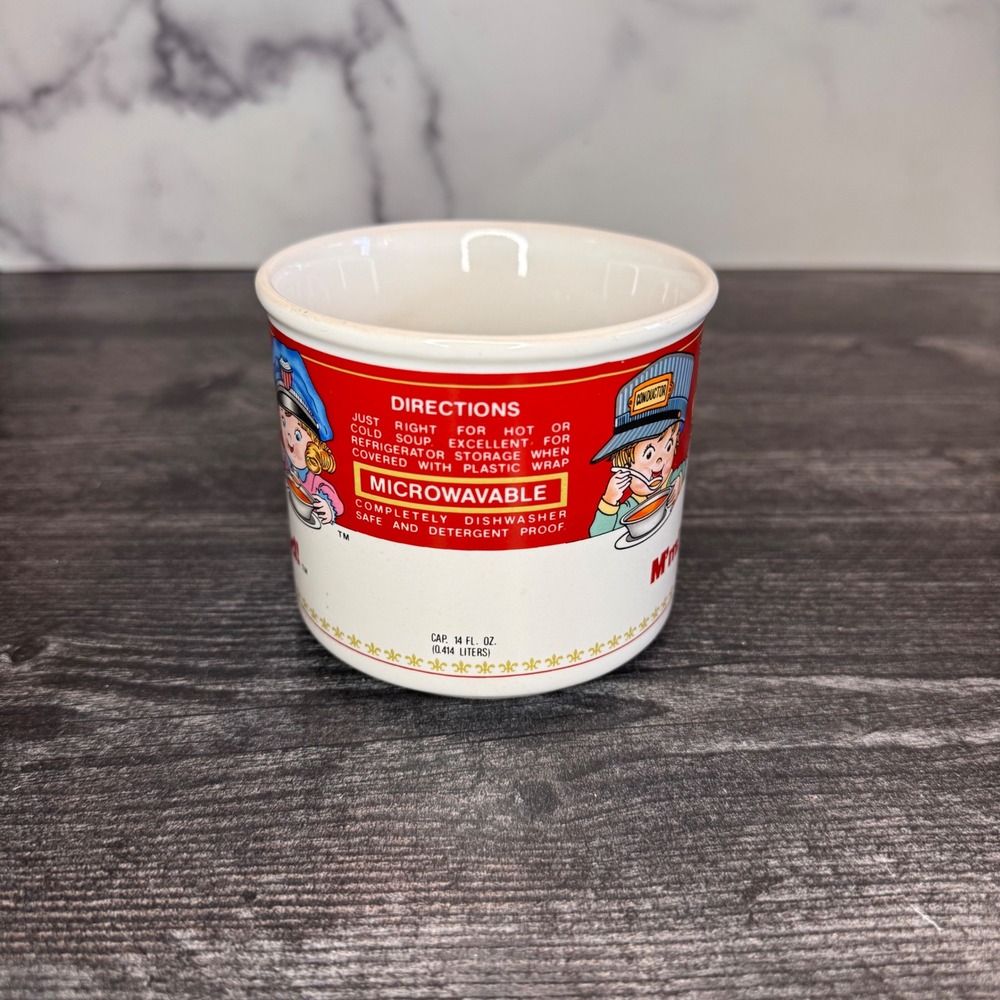 Campbell Soup Kids Mug 1997 Westwood M'm M'm Good Vintage Soup Cup - Picture 5 of 8